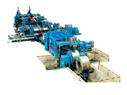 Baja Karbon Aluminium Stainless Steel Coil Slitting Machine Leveler HR Cold Rolled